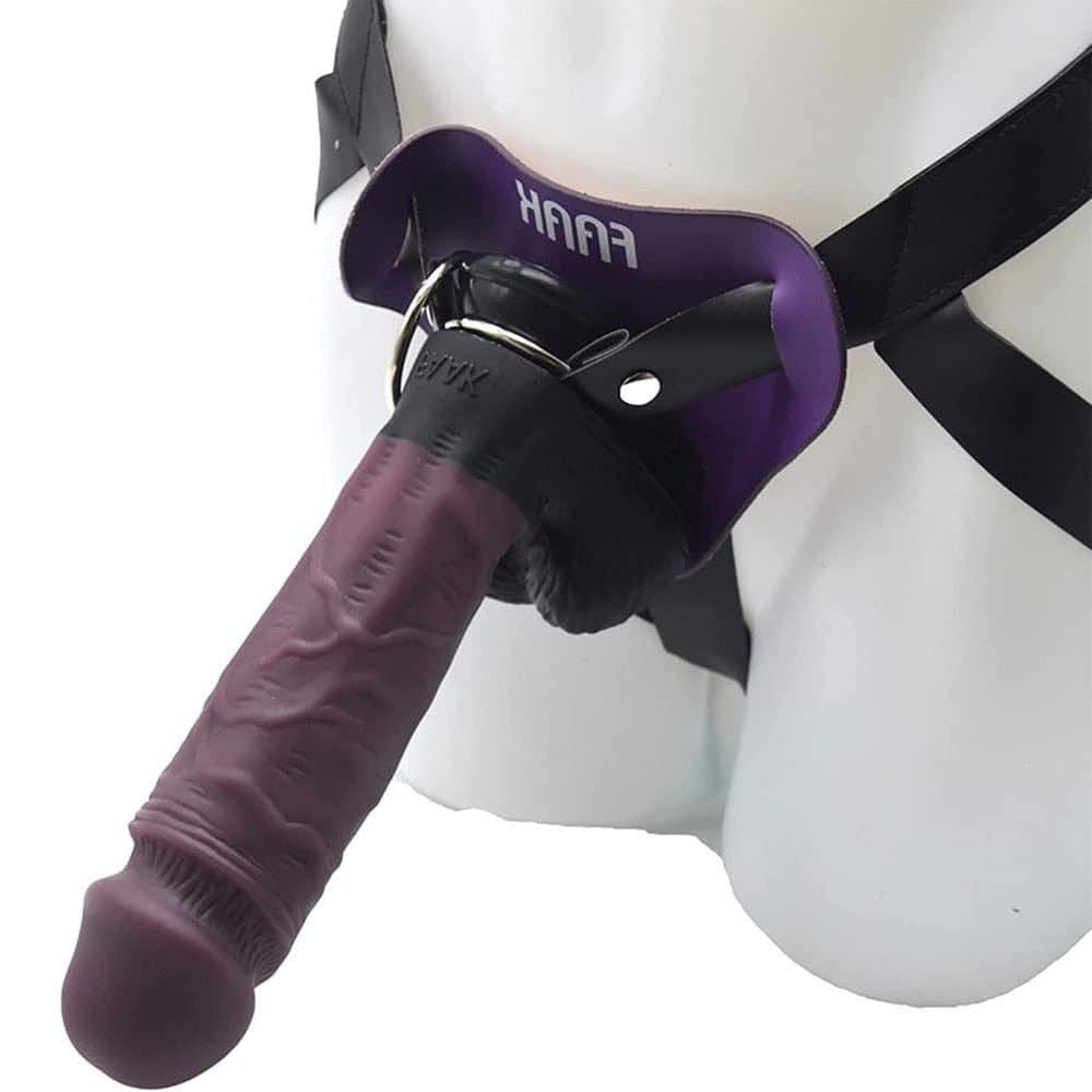 Dildo portable epais souple silicone 9,44 pouces image principale