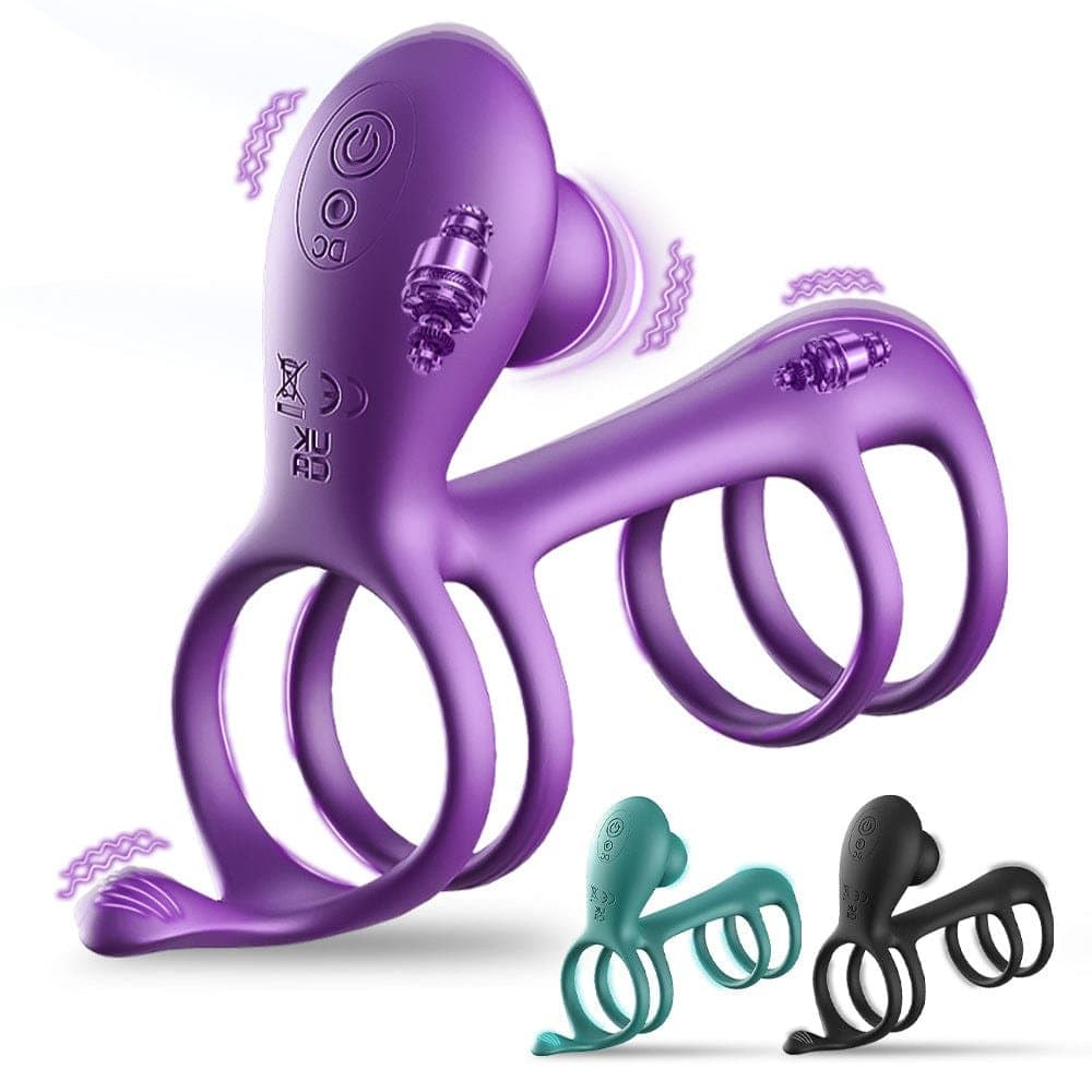 Anneaux peniens vibrants silicone image principale
