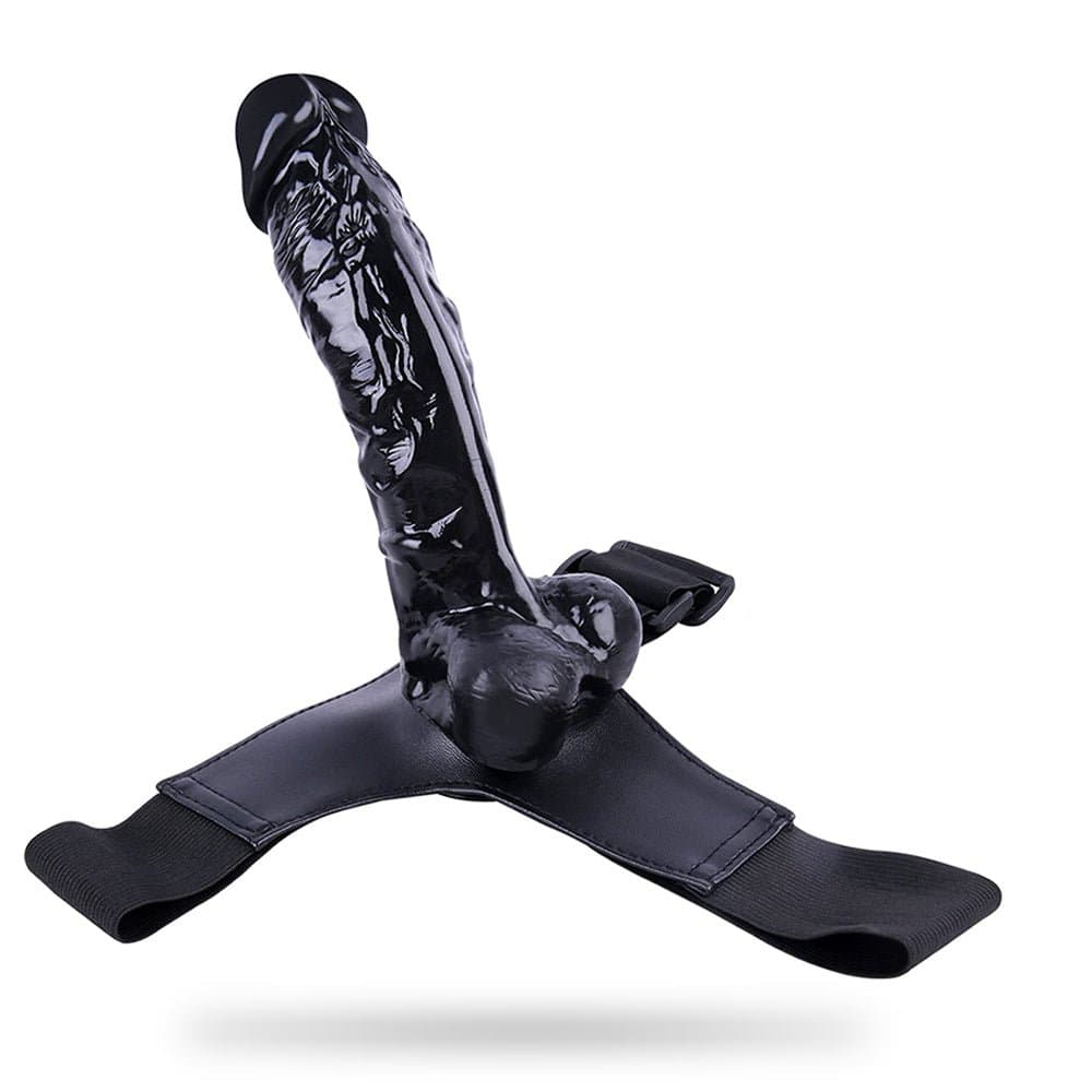 7.08'' Triangle Wearable Dildo with Adjustable Leather Straps featured image