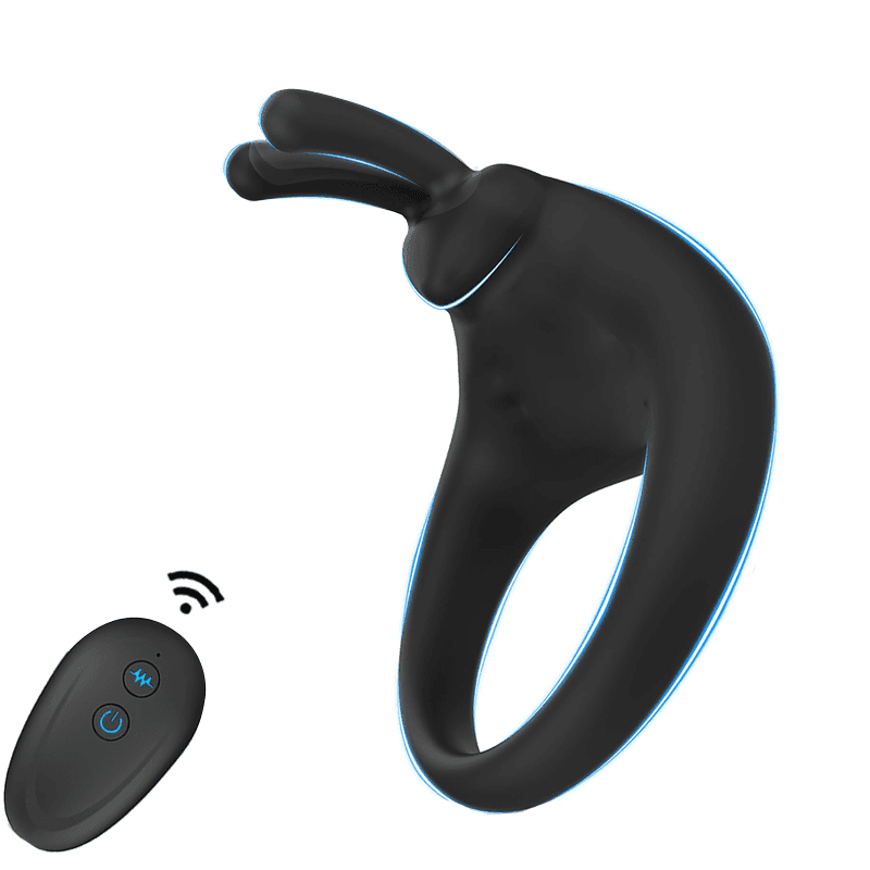 Rabbit Vibrating Cock Ring Adult Sex Toy with Clitoral Vibrator featured image