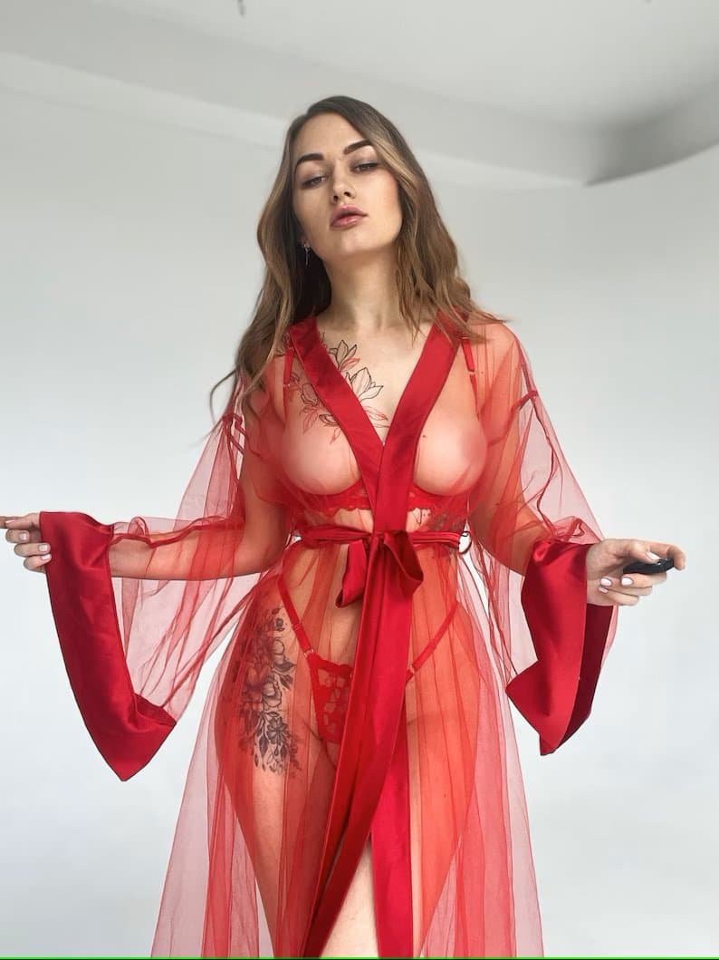 Red Sheer Robe featured image