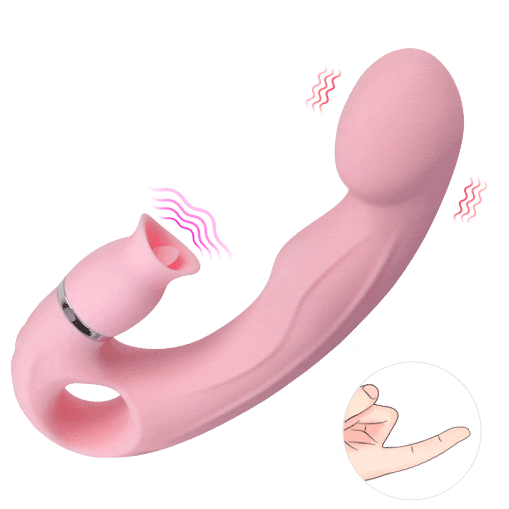 Tongue Licking G Spot Stimulating Dildo Vibrator featured image