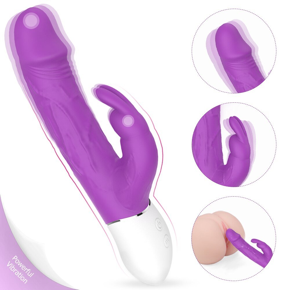 dual stimulation rabbit vibrator
