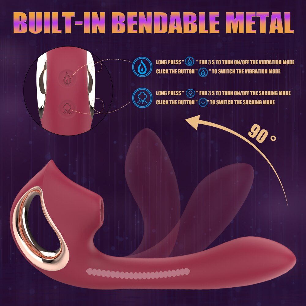 sucking G-spot vibrator