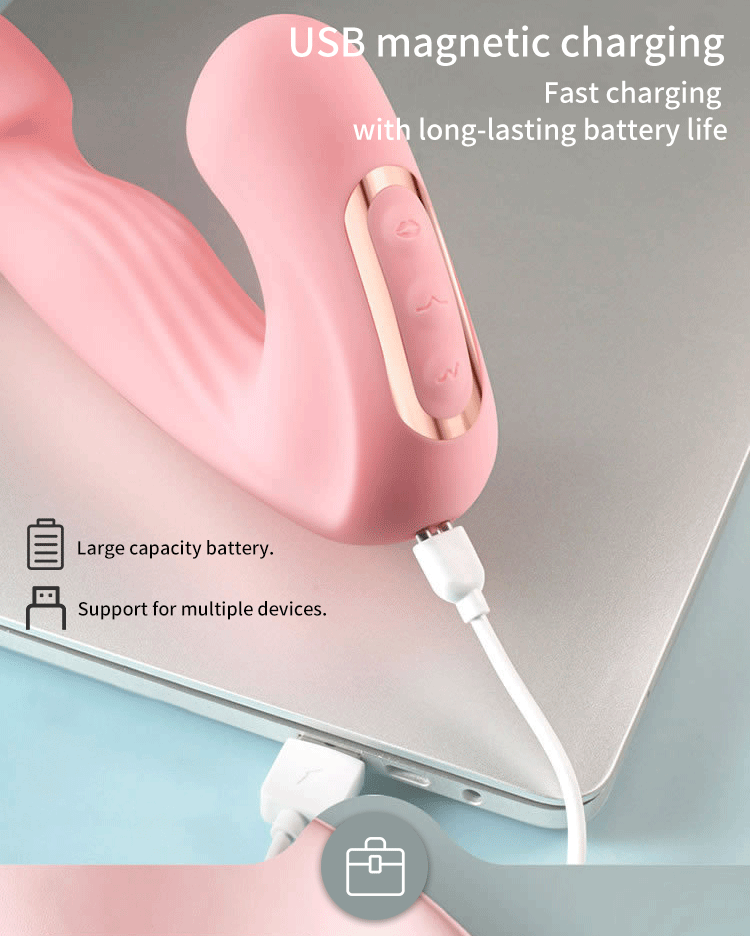 10-Speed Vibrating Suction Female Masturbator