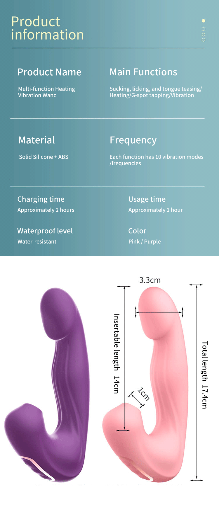 10-Speed Vibrating Suction Female Masturbator