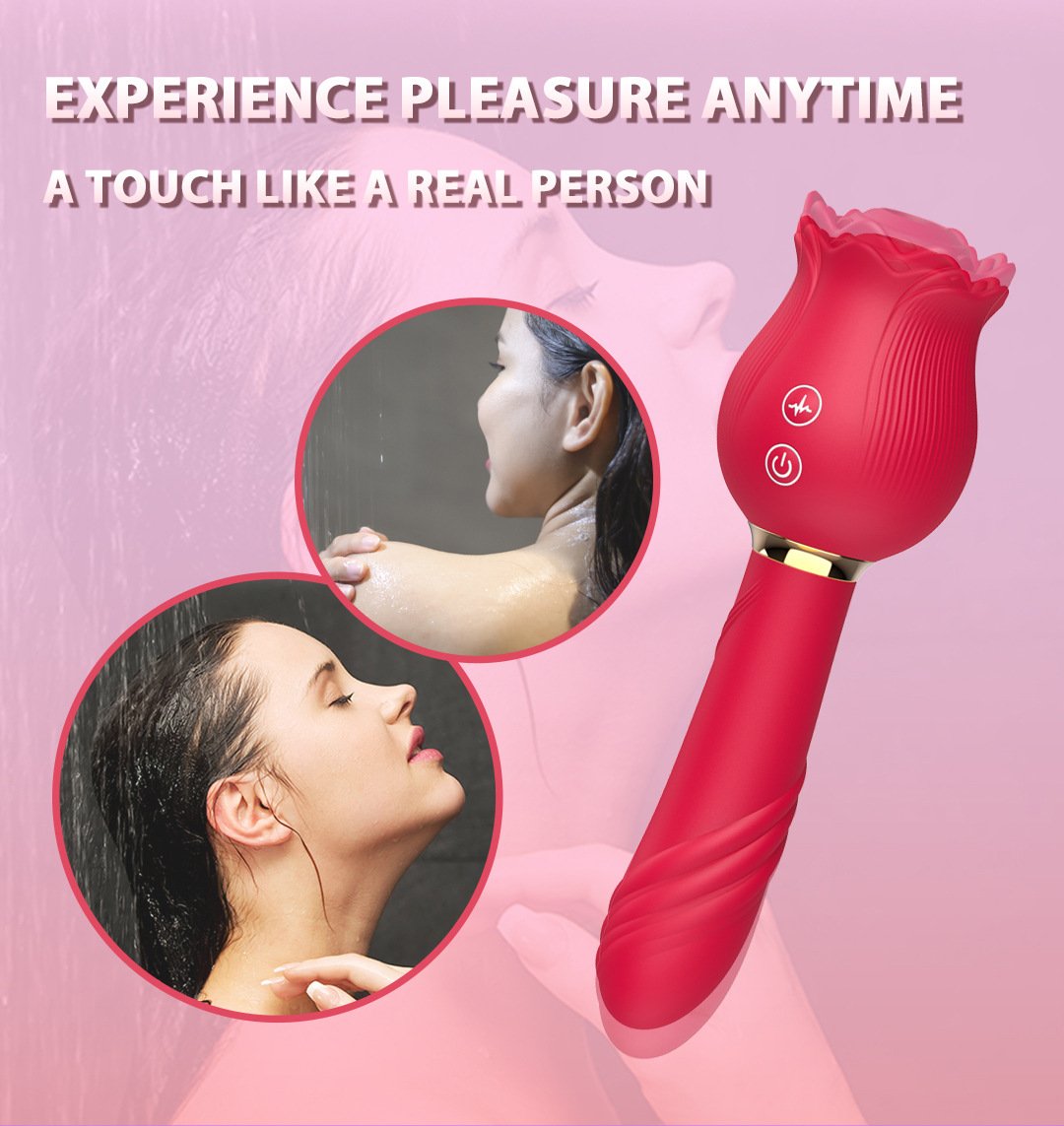 Rose Shaker Sucking G-spot Vibrator