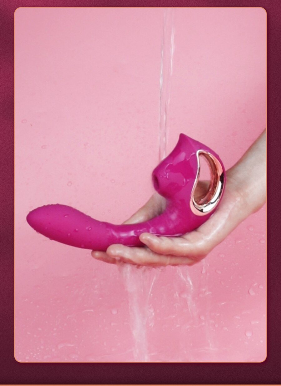 sucking G-spot vibrator