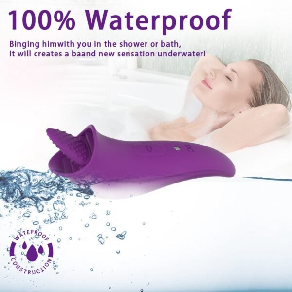 Realistic Tongue Licking Vibrator with USB Charging