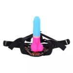 7.09'' Strap-on Dildo Leopard Belt for Lesbian Couple