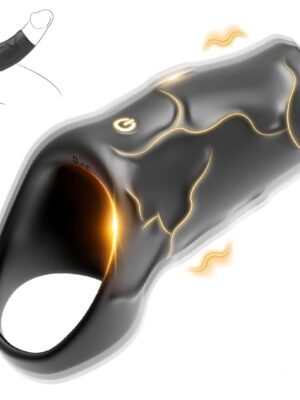 Remote Controlled Vibrating Penis Sleeve with 10 Modes