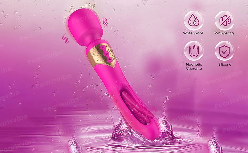 3 In 1 Hollow Slapping Wand Vibrator