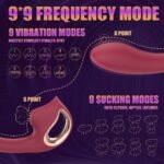 Fashion G-spot Sucking Vibrator Stick