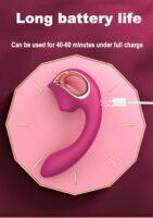 Fashion G-spot Sucking Vibrator Stick