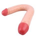 18.11'' Double-Ended Soft Silicone Anal Dildo