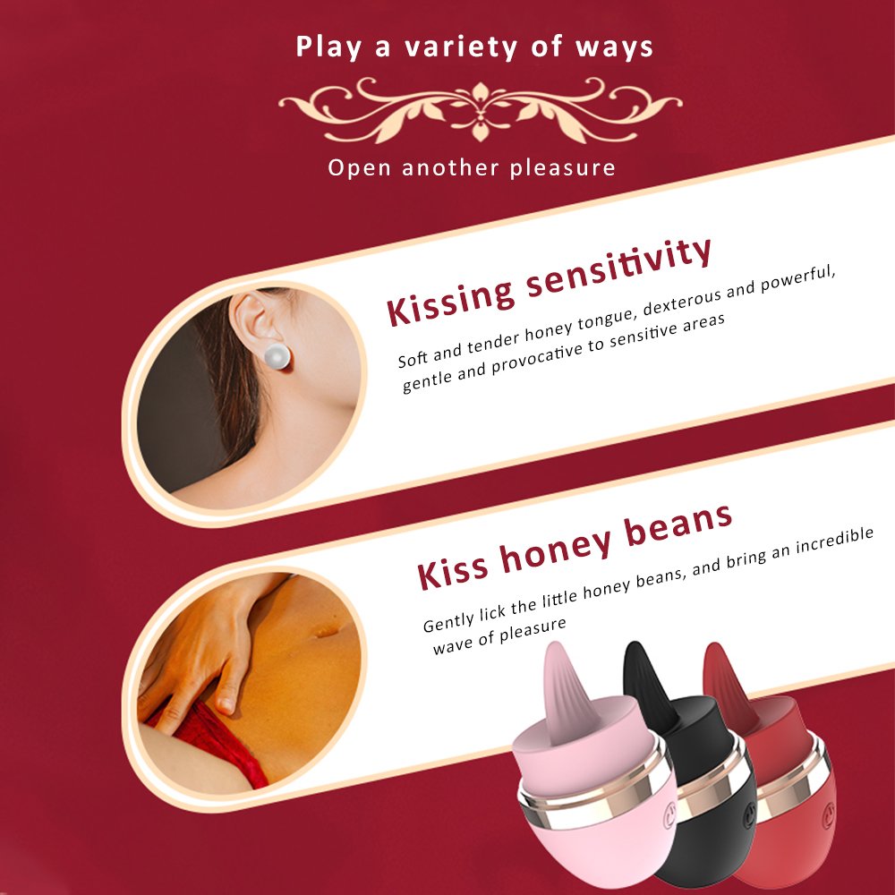 10 Mode Licking Tongue Vibrator