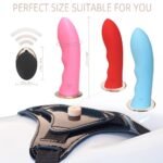 5.51 inch Wireless Remote USB Rechargeable Strap-On Dildo