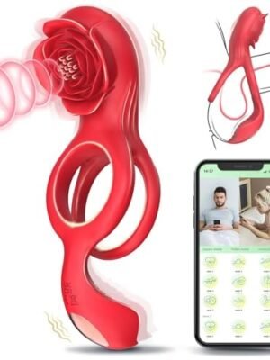 vibrating cock ring rose stimulation