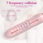 Rose Warming G-spot Tongue Licking Vibrator Toy