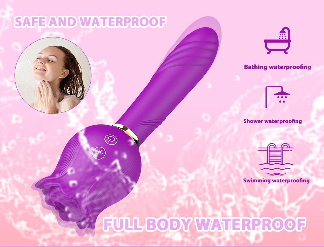Rose Shaker Sucking G-spot Vibrator