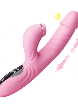 Suck Telescopic Heating Vibrator