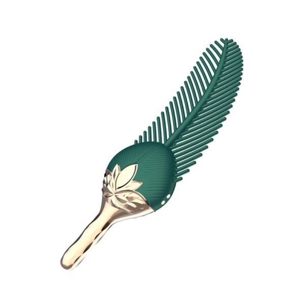 Peacock Feather Clitoral Stimulator Body Massager with 10 Vibration Modes