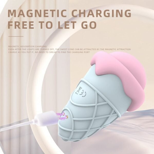 10-Frequency Sucking Cone Vibrator for Women