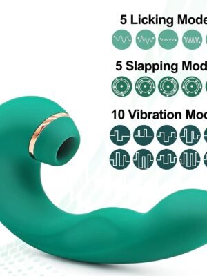 G-spot Vibrator with Sucking and Tapping Modes