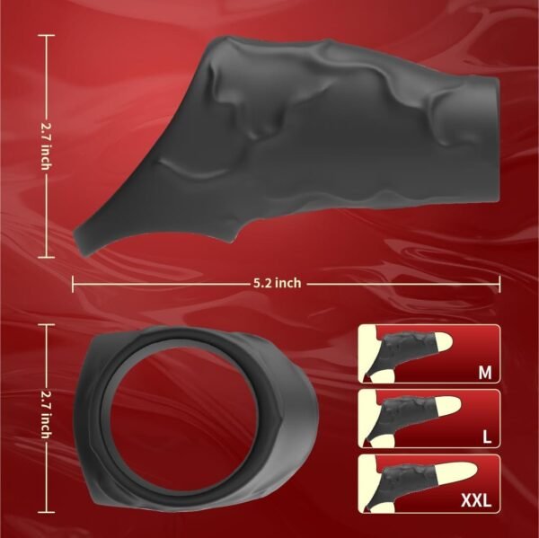 Remote Controlled Vibrating Penis Sleeve with 10 Modes