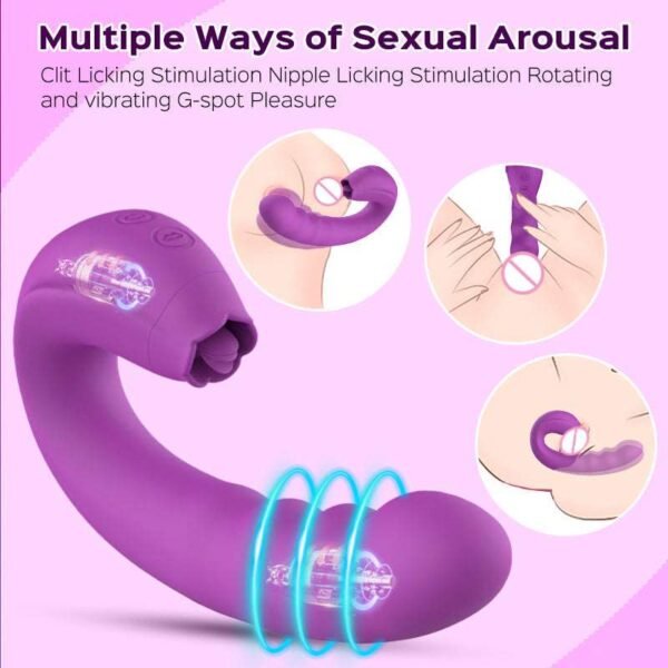 3-in-1 Female Clitoris Breast G-spot Stimulator
