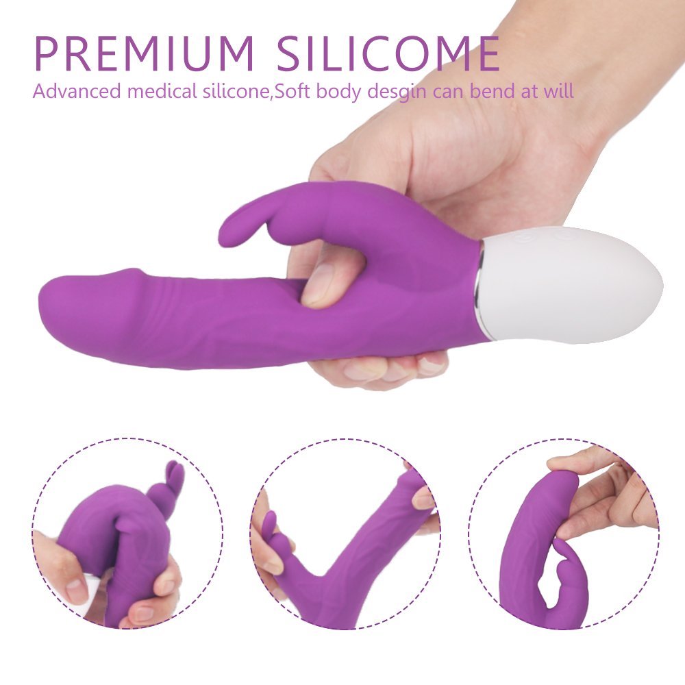 dual stimulation rabbit vibrator