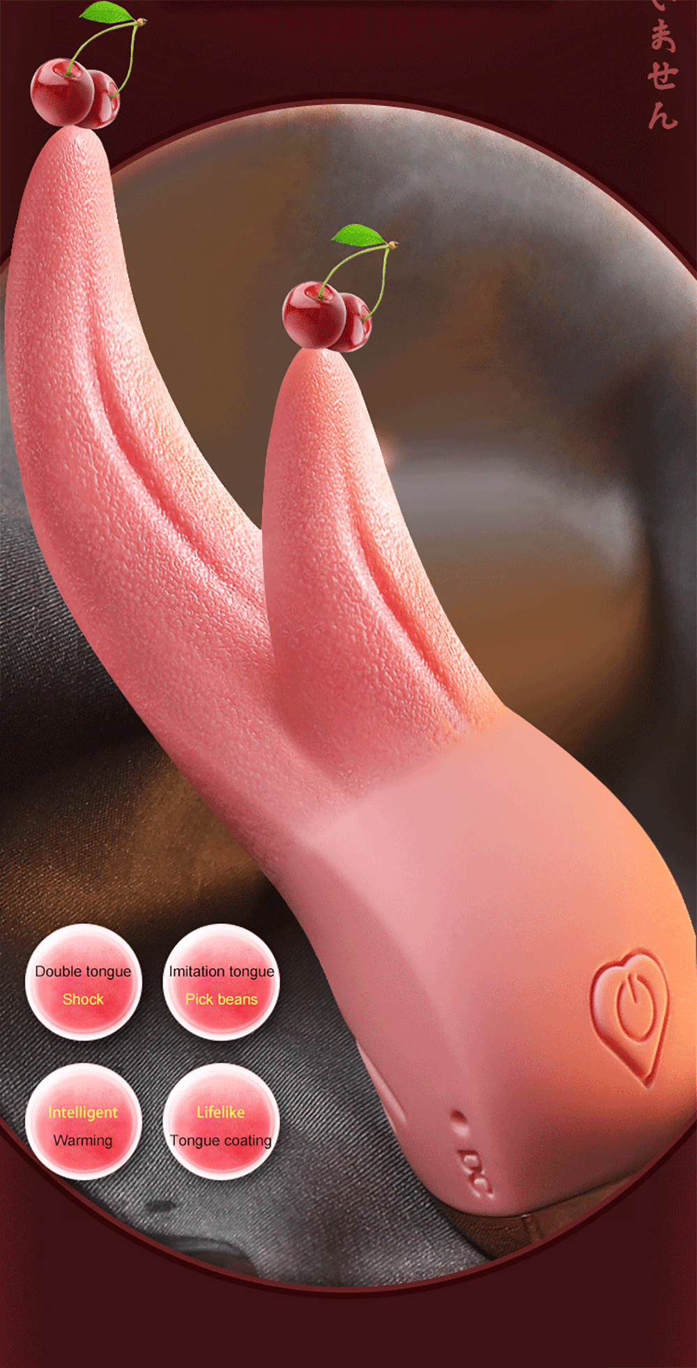 Tongue Licking Female Vibrator