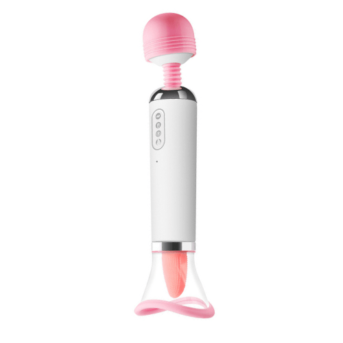 Cingrela Triple Stimulation Tongue Vibrator with Heating & Suction