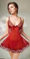 Lingerie Babydoll in pizzo bicolore