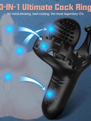 3-in-1 vibrating penis ring