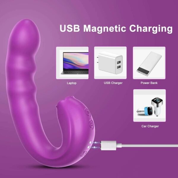 3-in-1 Female Clitoris Breast G-spot Stimulator