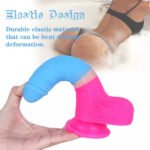 7.09'' Strap-on Dildo Leopard Belt for Lesbian Couple