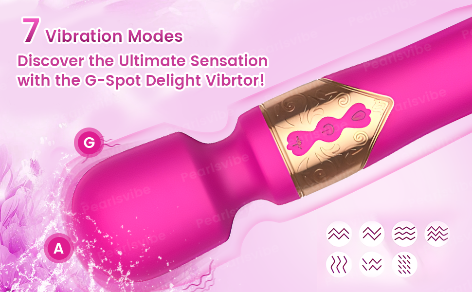 3 In 1 Hollow Slapping Wand Vibrator