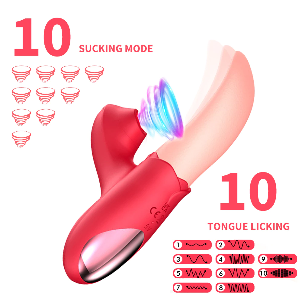 Tongue Licking Vibrator Clit Sucking
