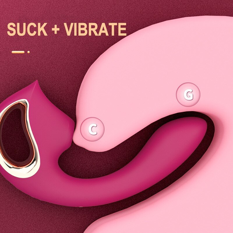 sucking G-spot vibrator