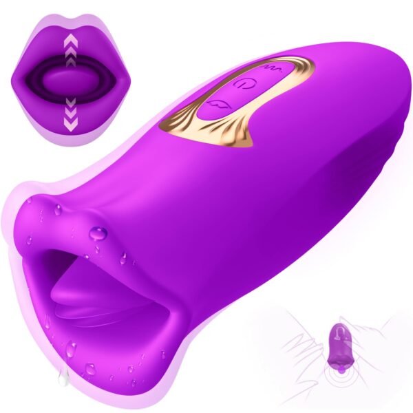 Women's Nipple & Clitoral Vibrator with 10 Biting & 10 Vibrating Modes