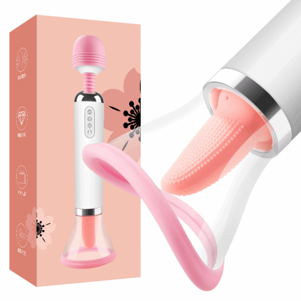 Cingrela Triple Stimulation Tongue Vibrator with Heating & Suction