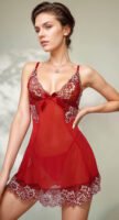 Lingerie Babydoll in pizzo bicolore