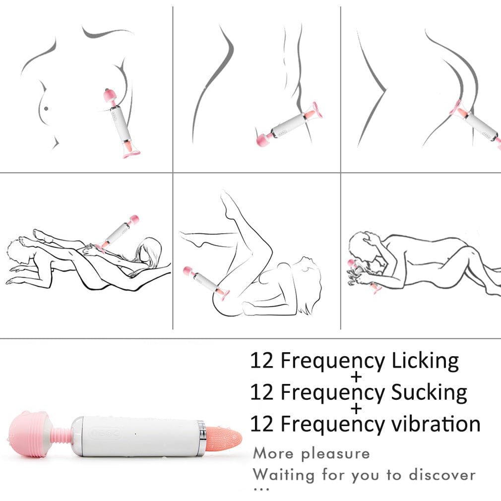 Cingrela triple stimulation tongue vibrator