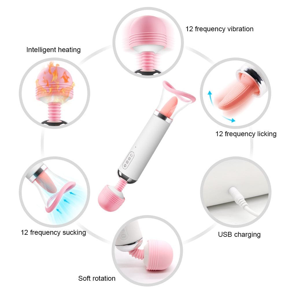 Cingrela triple stimulation tongue vibrator