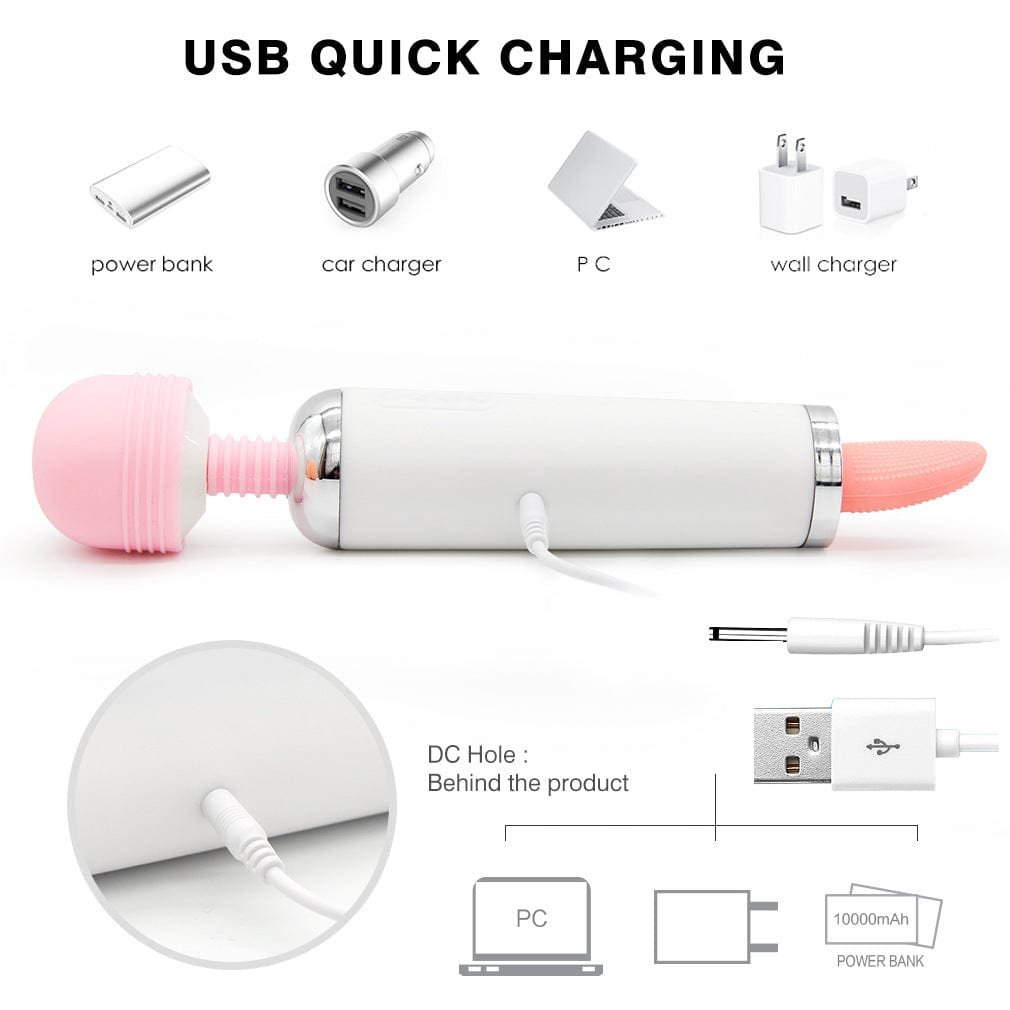 Cingrela triple stimulation tongue vibrator