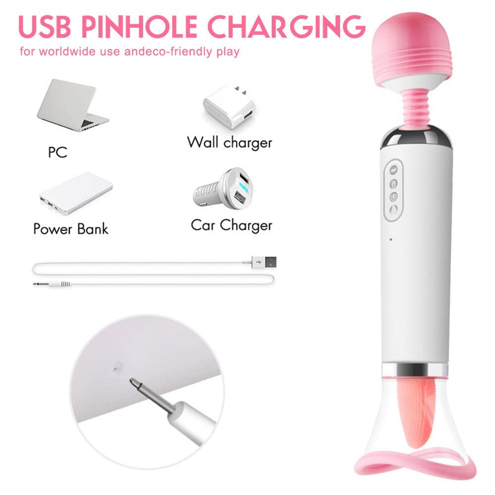 Cingrela triple stimulation tongue vibrator