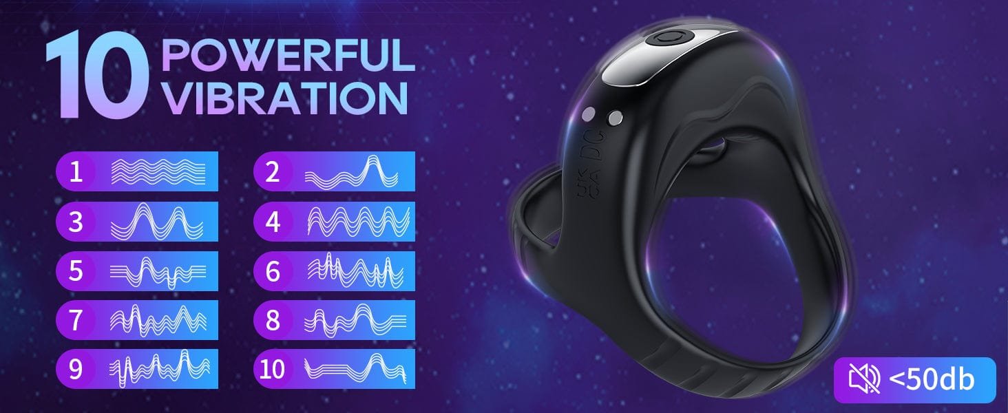 Vibrating Cock Ring with APP