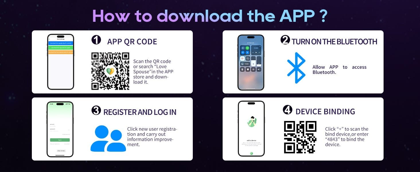 Vibrating Cock Ring with APP