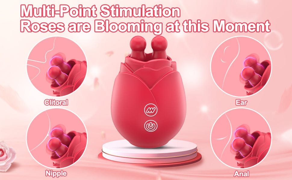 Vibrateur à double langue Rose Juliet